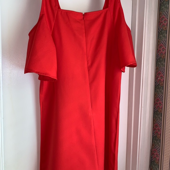 Skies are Blue Red Dress, Size 8 - Picture 2 of 5